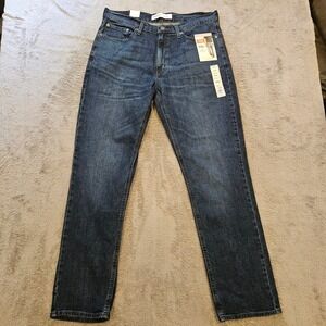 Signature Levi Strauss Athletic Premium Flex Dark Wash Jeans 36x34/36/31.5 Mens